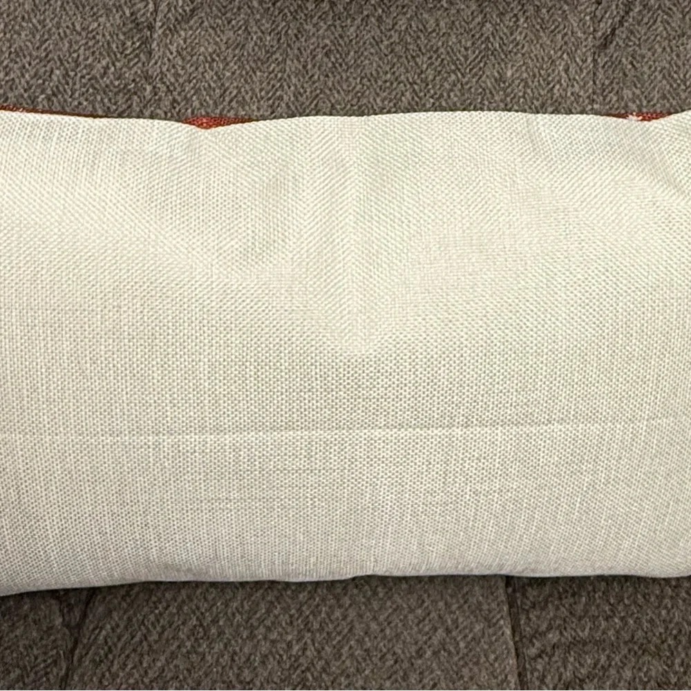 2/Festive Red and White Happy Winter Snowflake “Let It Snow” Pillows